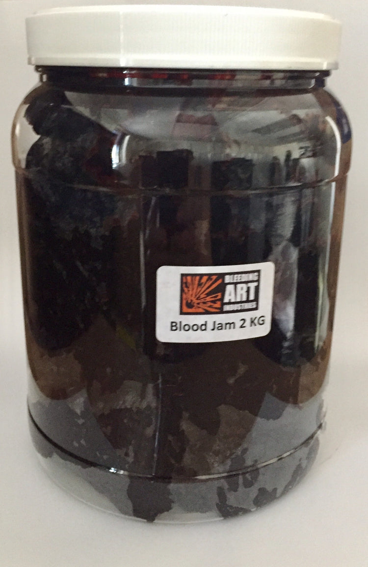 Fake coagulating blood jam