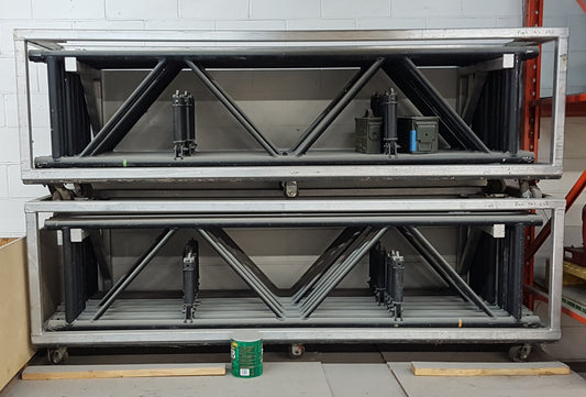 Folding Triangle Truss 10 sections with stacking racks