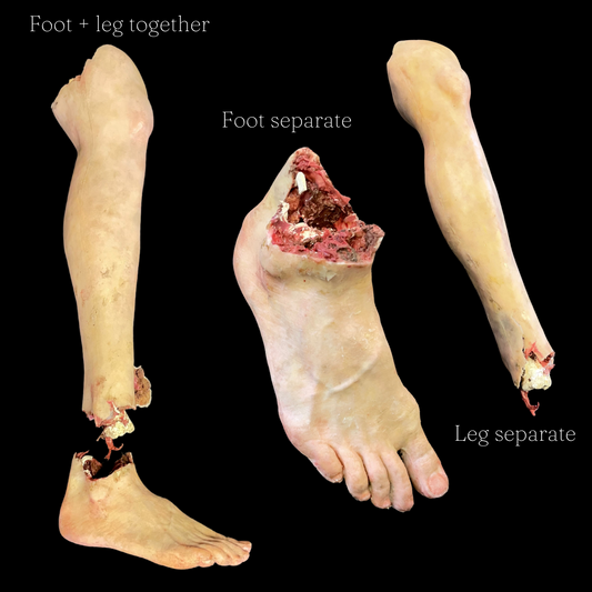 Levi's severed foot and leg - Season 1