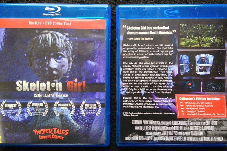 Skeleton Girl Collector's Edition Blu-Ray + DVD Combo Pack